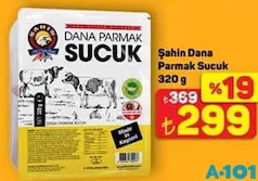 ŞAHİN DANA PARMAK SUCUK 320 G ŞAHİN DANA PARMAK SUCUK 320 G